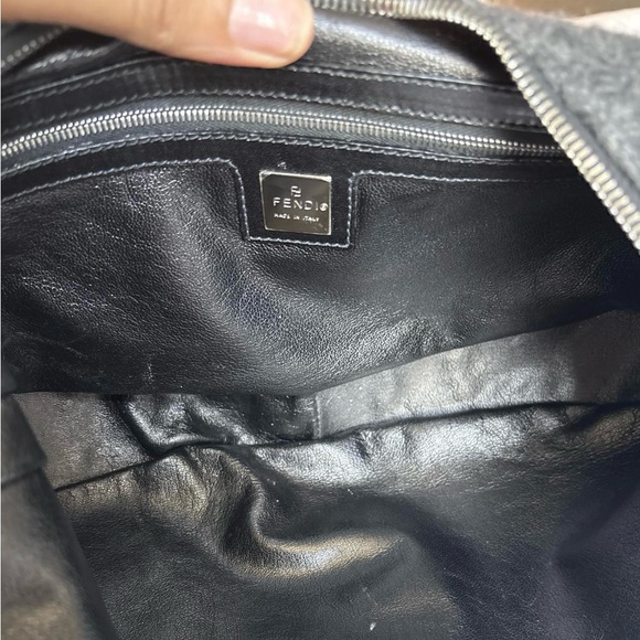 wool fendi croissant bag large size - Picture 3 of 9